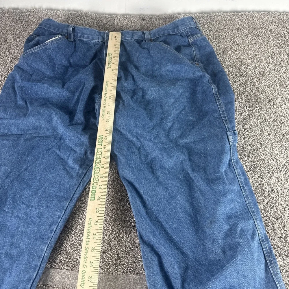 Smiths Workwear Size 42x30 Mens Jeans Cotton Straight Dark Wash‎